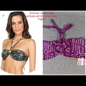 Cia Maritima Bandeau Style Bikini Top